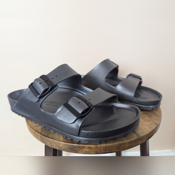 Birkenstock Arizona Essentials EVA Sandals, Metallic Anthracite (SIZE 42/11.5) - Picture 3 of 15